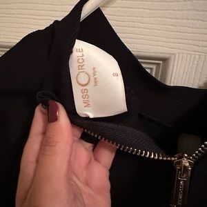 Miss Circle Bandage black dress